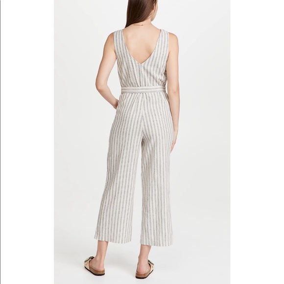Z SUPPLY CROPPED STRIPED JUMPSUIT - Picture 5 of 7